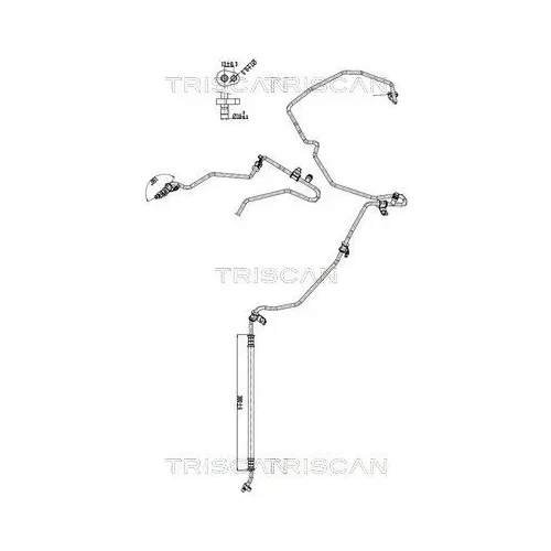 Przewód Klimatyzacji Fiat, Nissan, Opel - TRISCAN (901010004)