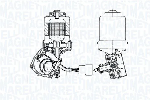 Törlőmotor - MAGNETI MARELLI (TGE556A)