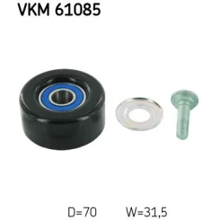 Szíjtárcsa/Vezetőgörgő, Hosszbordás Szíj - SKF (VKM61085)