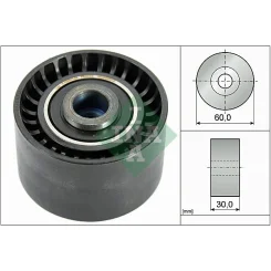 Szíjtárcsa/Vezetőgörgő, Fogasszíj - Schaeffler INA (532039510)
