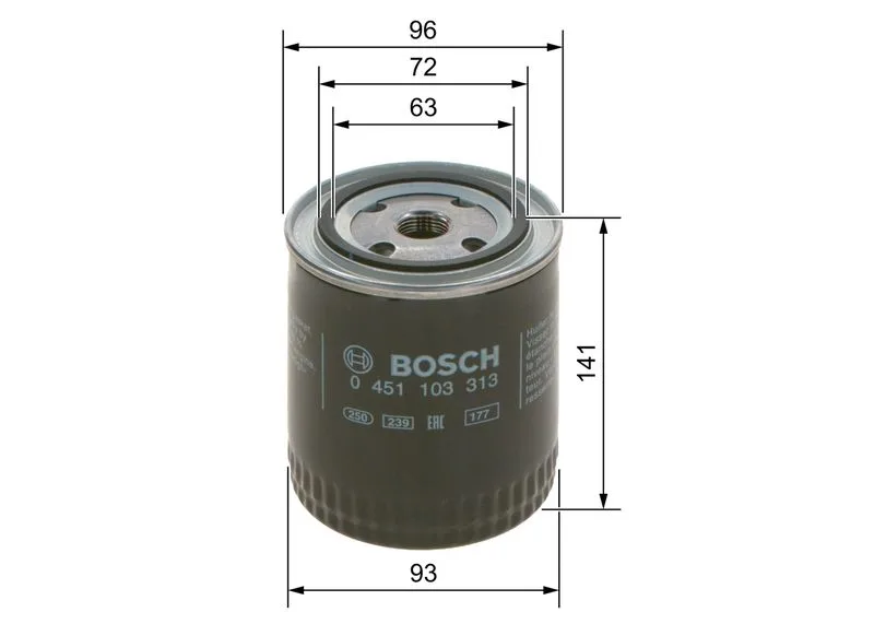 Olajszűrő - BOSCH (0451103313)