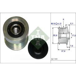 Generátor Szabadonfutó - Schaeffler INA (535007210)