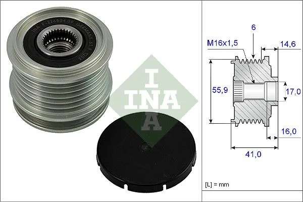 Generátor Szabadonfutó - Schaeffler INA (535001010)