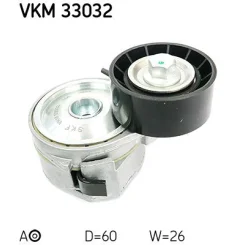 Feszítőgörgő, Hosszbordás Szíj - SKF (VKM33032)