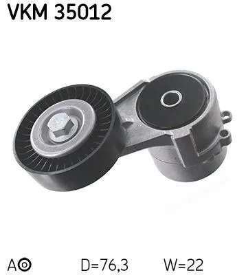 Feszítőgörgő, Hosszbordás Szíj - SKF (VKM35012)