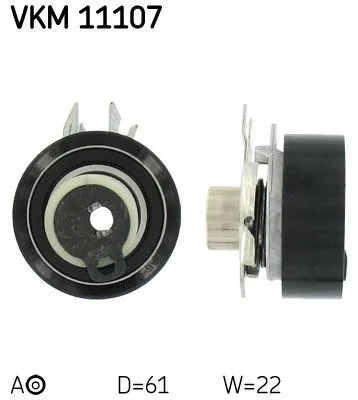 Feszítő, Fogasszíj - SKF (VKM11107)
