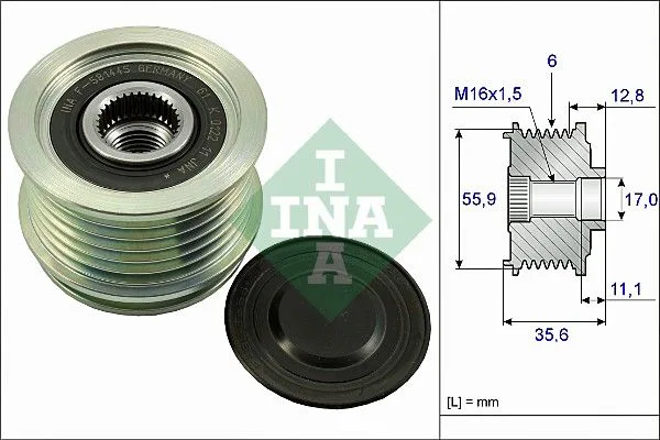 Generátor Szabadonfutó - Schaeffler INA (535004110)