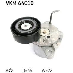 Feszítőgörgő, Hosszbordás Szíj - SKF (VKM64010)