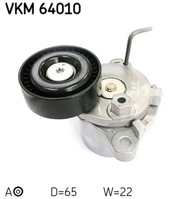 Feszítőgörgő, Hosszbordás Szíj - SKF (VKM64010)