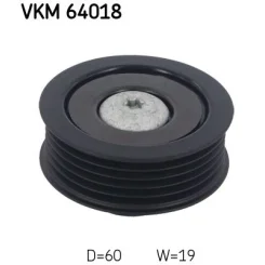 Szíjtárcsa/Vezetőgörgő, Hosszbordás Szíj - SKF (VKM64018)