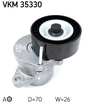Feszítőgörgő, Hosszbordás Szíj - SKF (VKM35330)