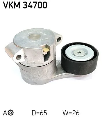 Feszítőgörgő, Hosszbordás Szíj - SKF (VKM34700)