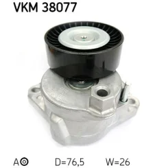 Feszítőgörgő, Hosszbordás Szíj - SKF (VKM38077)