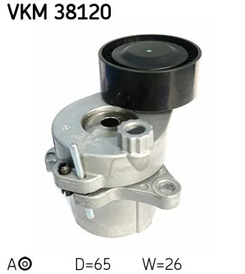 Feszítőgörgő, Hosszbordás Szíj - SKF (VKM38120)