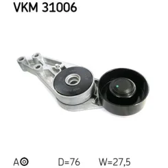 Feszítőgörgő, Hosszbordás Szíj - SKF (VKM31006)