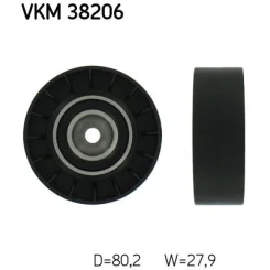Szíjtárcsa/Vezetőgörgő, Hosszbordás Szíj - SKF (VKM38206)