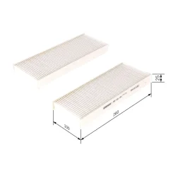 Szűrő, Utastér Levegő - BOSCH (1987432194)