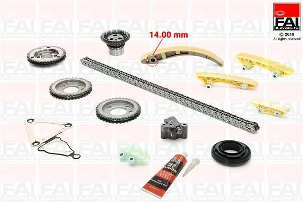 Vezérműlánc Készlet - FAI AutoParts (TCK160)