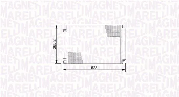 Kondenzátor, Klíma - MAGNETI MARELLI (BC497)