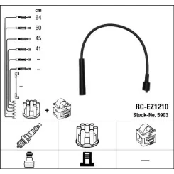 Gyújtókábel Készlet - NGK (RC-EZ1210)