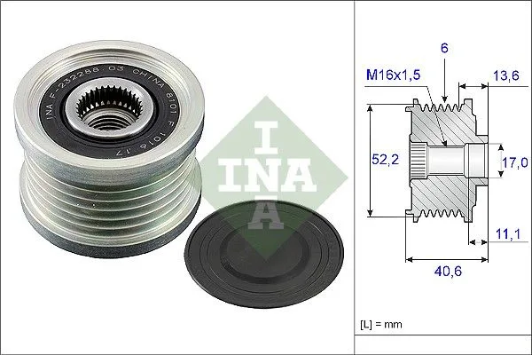 Generátor Szabadonfutó - Schaeffler INA (535004410)