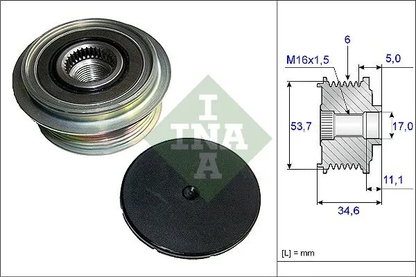 Generátor Szabadonfutó - Schaeffler INA (535012510)