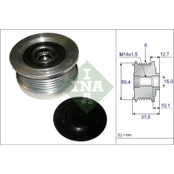 Generátor Szabadonfutó - Schaeffler INA (535011010)