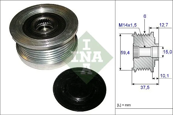 Generátor Szabadonfutó - Schaeffler INA (535011010)