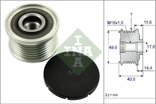 Generátor Szabadonfutó - Schaeffler INA (535025410)