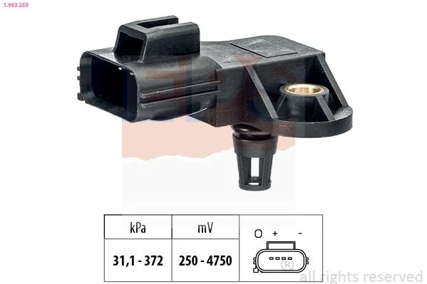 Érzékelő, Töltőnyomás - EPS (1-993-250)