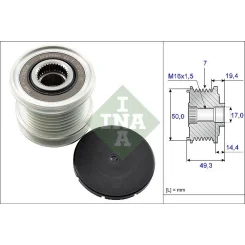 Generátor Szabadonfutó - Schaeffler INA (535014010)