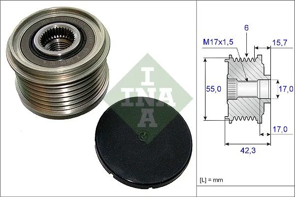 Generátor Szabadonfutó - Schaeffler INA (535015410)