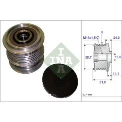 Generátor Szabadonfutó - Schaeffler INA (535020010)