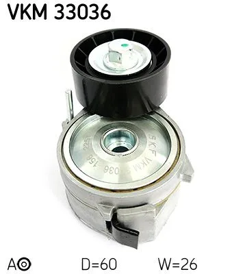 Feszítőgörgő, Hosszbordás Szíj - SKF (VKM33036)