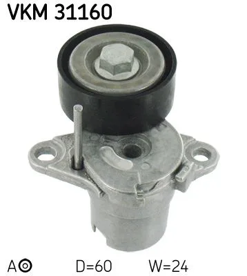 Feszítőgörgő, Hosszbordás Szíj - SKF (VKM31160)