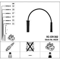 Gyújtókábel Készlet - NGK (RC-CR1302)