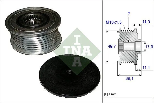 Generátor Szabadonfutó - Schaeffler INA (535008410)