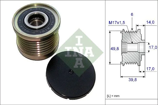 Generátor Szabadonfutó - Schaeffler INA (535014610)