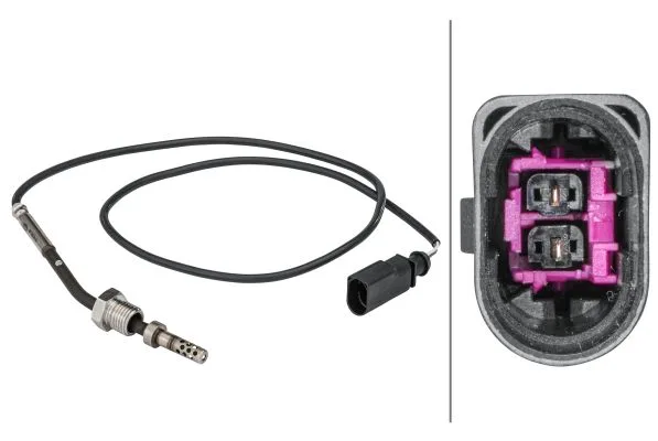 Czujnik Temp. Spalin Audi A4 04- - HELLA (6PT358181-541)