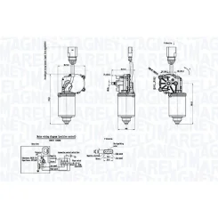 Törlőmotor - MAGNETI MARELLI (TGE530MM)
