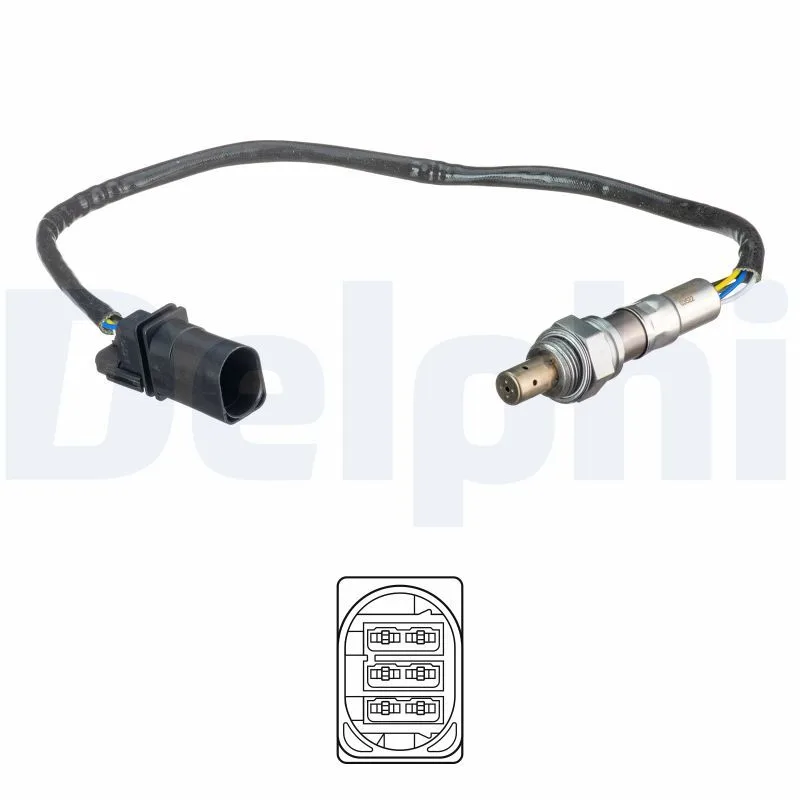 Sonda Lambda Vw Polo 1,4 01- - DELPHI (ES21132-12B1)