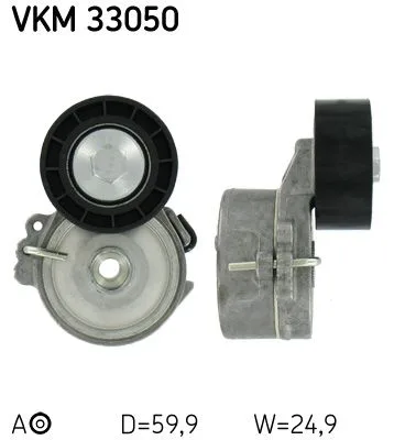 Feszítőgörgő, Hosszbordás Szíj - SKF (VKM33050)