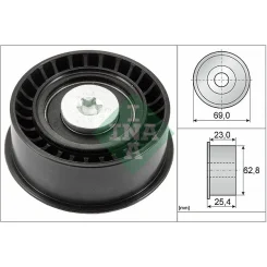 Szíjtárcsa/Vezetőgörgő, Fogasszíj - Schaeffler INA (532003310)
