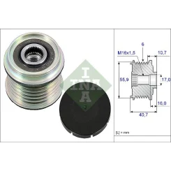 Generátor Szabadonfutó - Schaeffler INA (535002810)