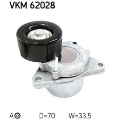 Feszítőgörgő, Hosszbordás Szíj - SKF (VKM62028)