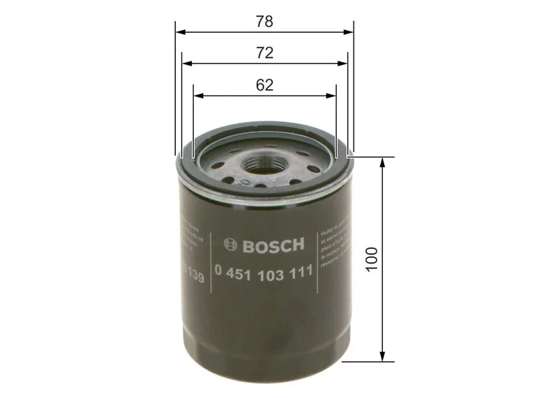 Olajszűrő - BOSCH (0451103111)