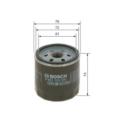 Olajszűrő - BOSCH (0451103370)