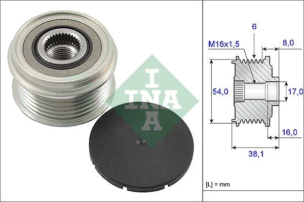 Generátor Szabadonfutó - Schaeffler INA (535006310)