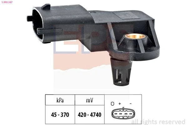 Érzékelő, Töltőnyomás - EPS (1-993-167)