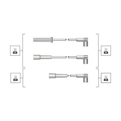 Gyújtókábel Készlet - MAGNETI MARELLI (MSQ0021)